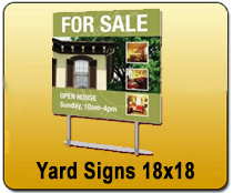 Yard Signs 18x18 - Yard Signs & Magnetic Business Cards | Cheapest EDDM Printing